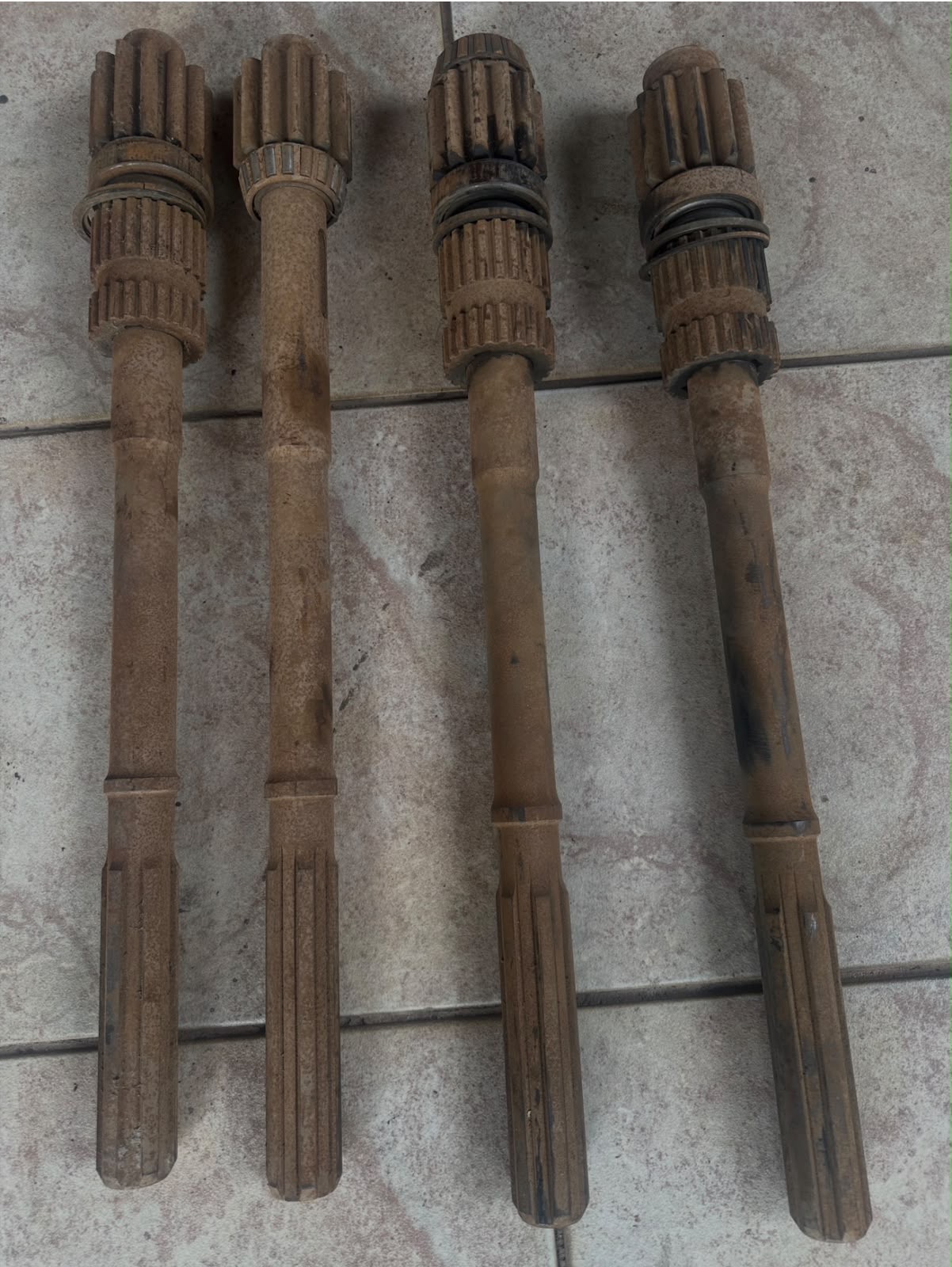 Eixos do sistema Transaxle da retroescavadeira Case 580H