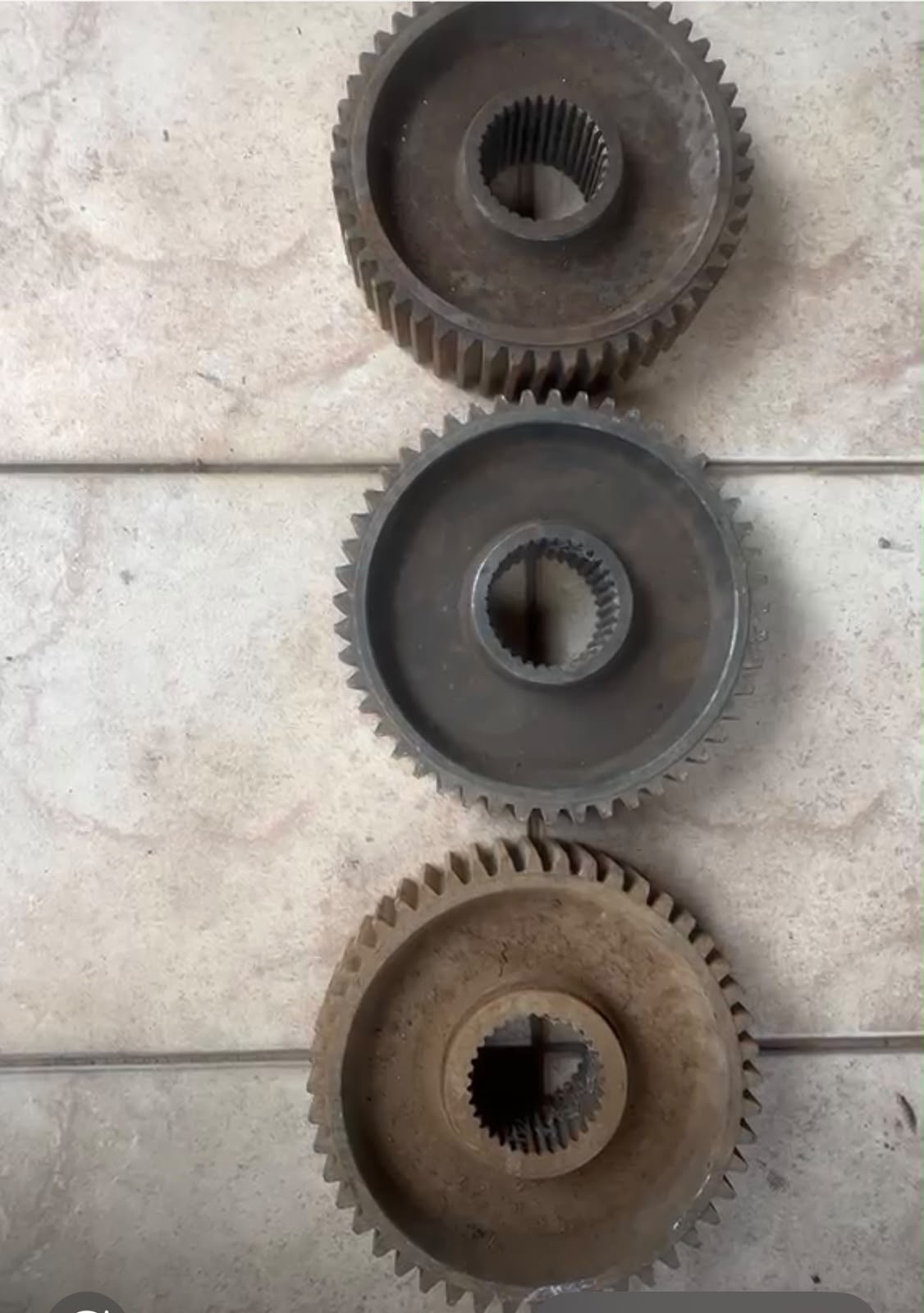 Engrenagens do conjunto Transaxle da Case 580H